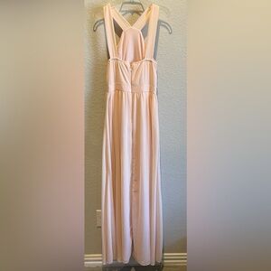 Lulu's Blush Pink Sleeveless Dress